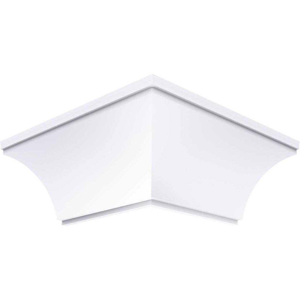 Acabamento Forro Pvc Canto Externo Branco Plasbil