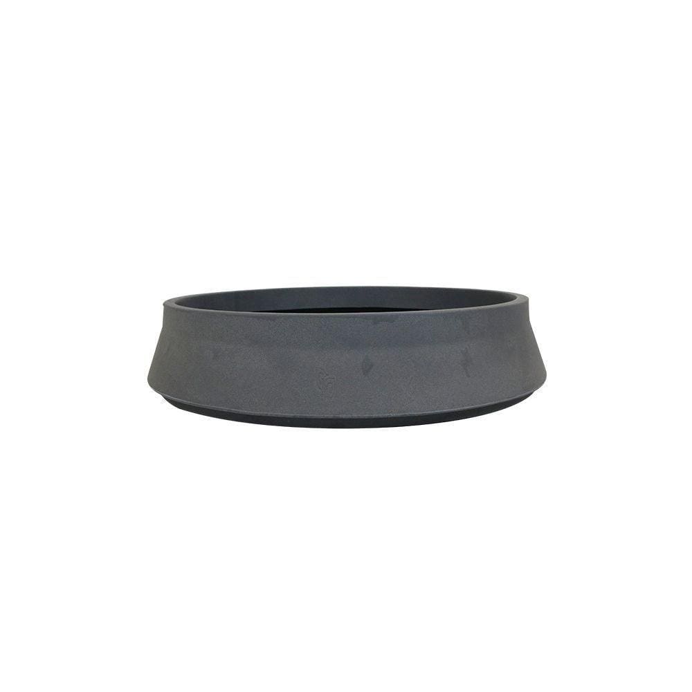 Vaso Vitória-régia Bowl 49 X 10 Cm Cor 18 - Antique Preto