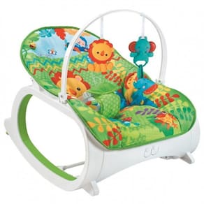 Cadeirinha Descanso Musical Vibra balança ColorBaby Verde