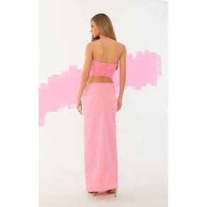 Saia Sarja Rosa Finy Open Feminino