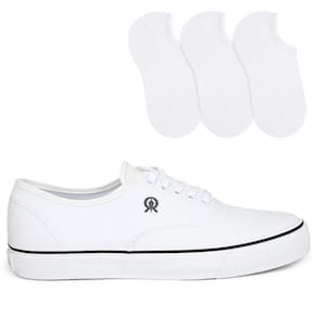 Tênis Rainha Unissex Casual Mont Car IV + 3 Pares de Meia Color Sports