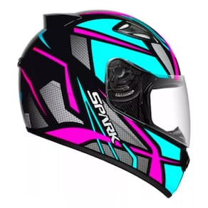 Capacete Moto Spark Spider Ebf Esportivo Tiffany