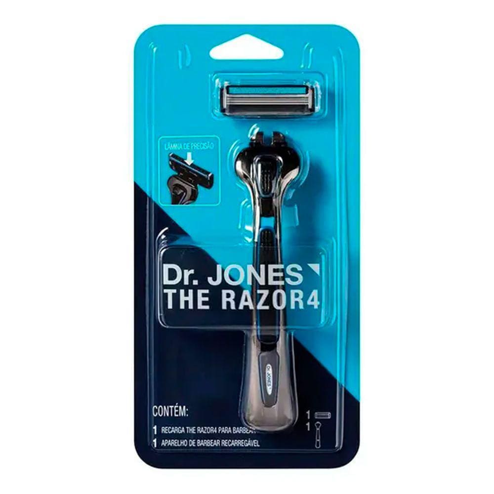 Aparelho de Barbear Dr. Jones The Razor4 com 1 Recarga