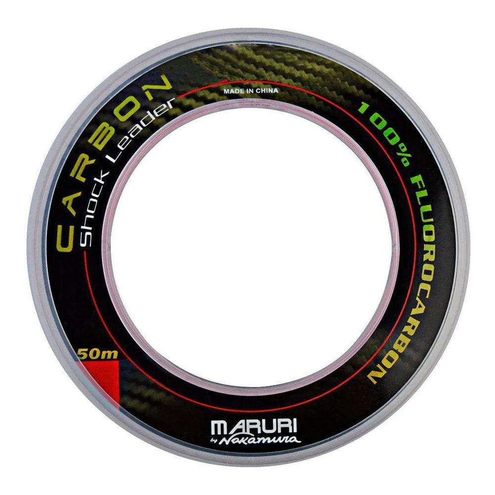 Linha Pesca 100% Fluorcarbon Shock Leader Maruri Nakamura - 0.35mm 16.6Lbs 50m