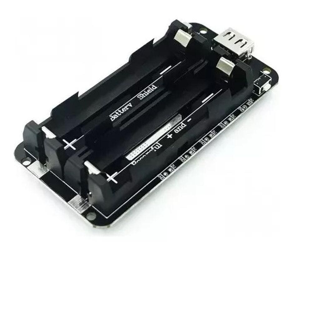 Modulo Shield Bateria Dupla 18650 Para Esp32 V8