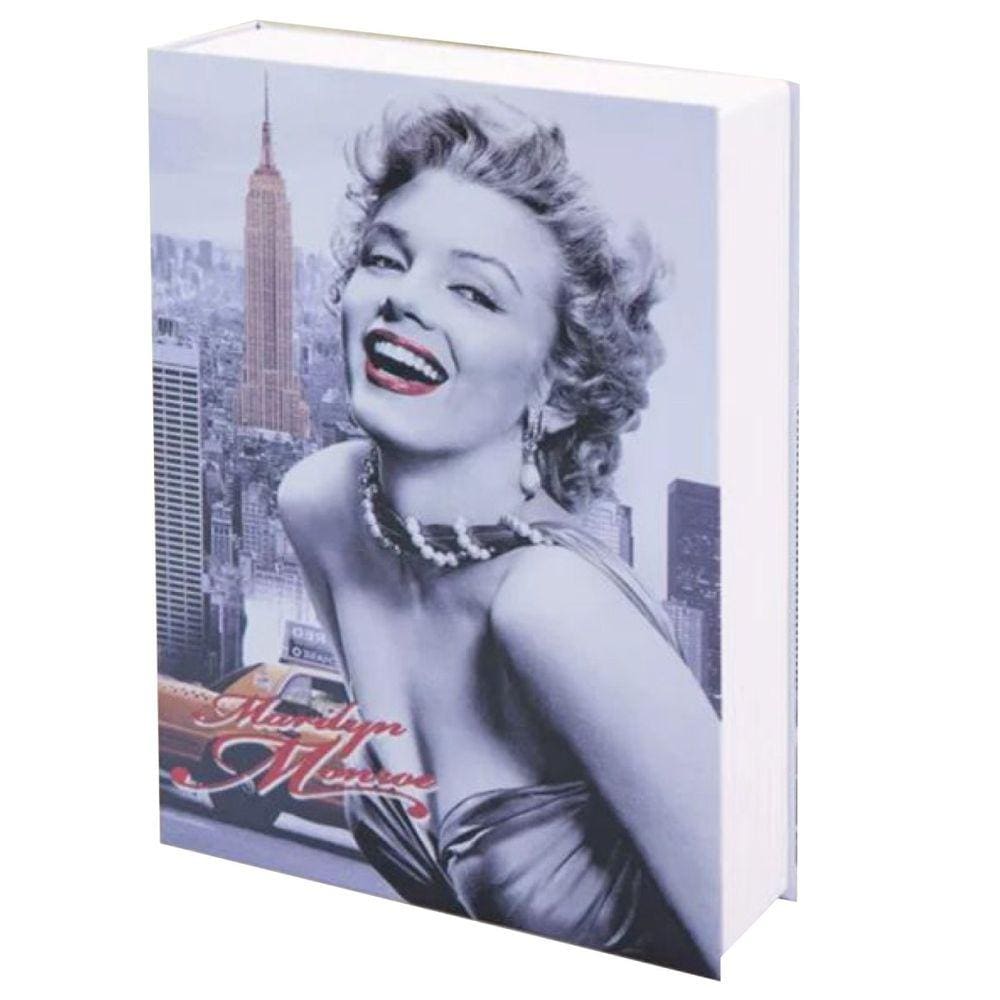 Cofre Formato Livro Camuflado Com Chave 24X16cm