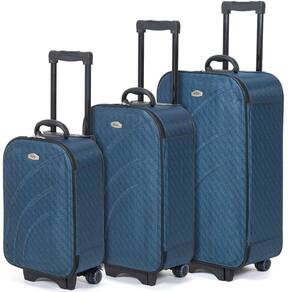 Conjunto Mala De Viagem Com 3 Peças  Mala P Medida Anac