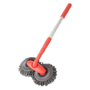 Mop Dupla Esponja Lavadoura de microfibra com cabo extensor