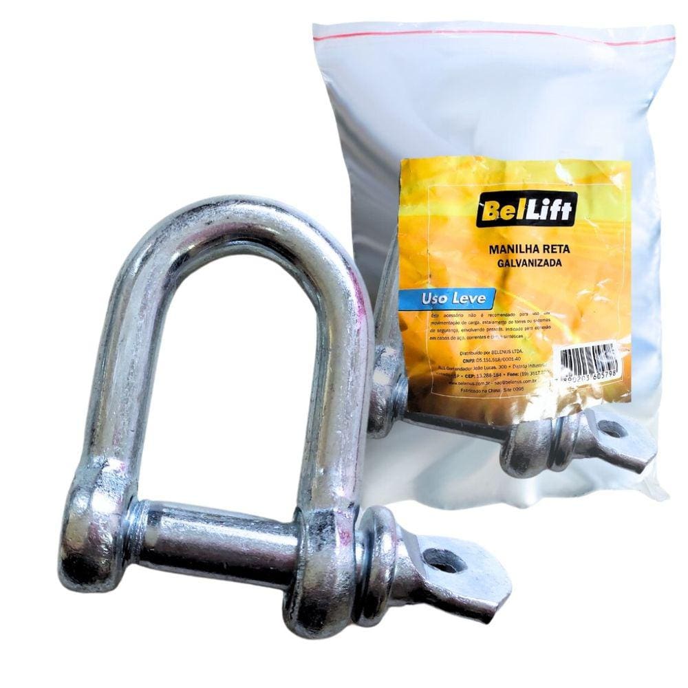 Manilha Leve Galvanizada 22mm Beltools