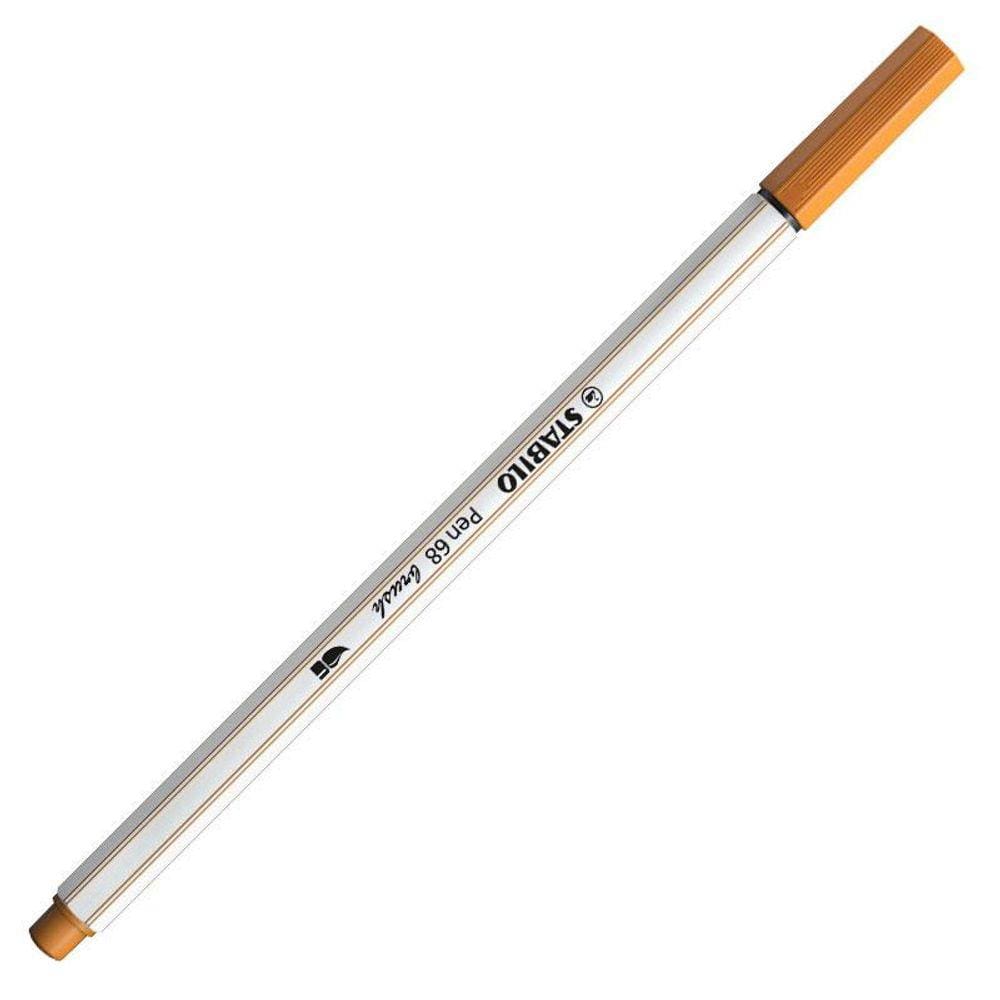 Caneta Pen Brush Aquarelável 56889 Marrom C Stabilo
