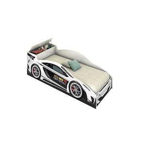 Cama Carro Juvenil Branco – Vitamov