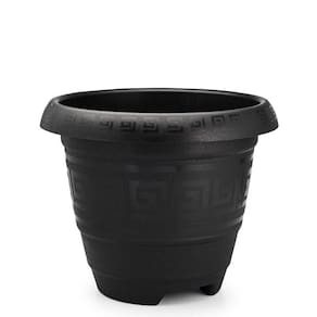 Vaso Para Planta Redondo Grande 26 Litros - Preto