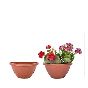 Vaso De Planta Para Parede Pequeno De Plastico 450ml - Terra Cota