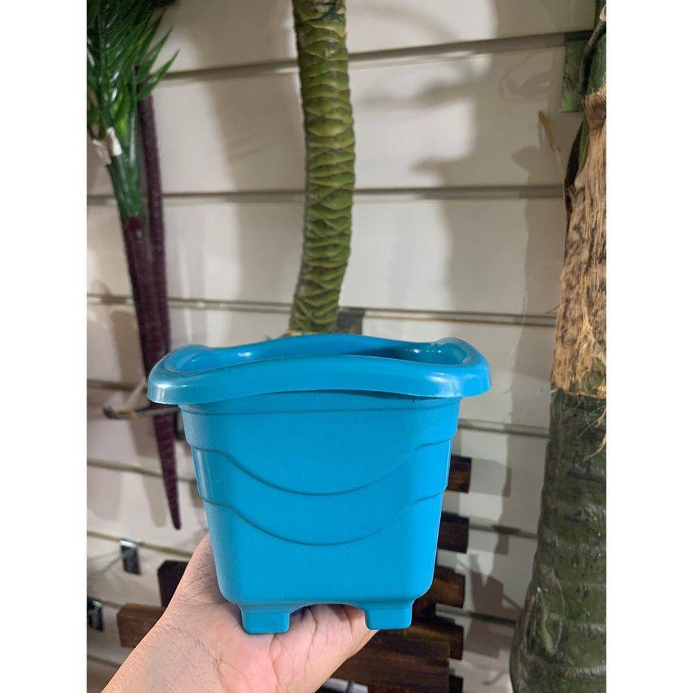 Vaso Para Planta Quadrado Mini Tradicional 0,55 Litros 11cm