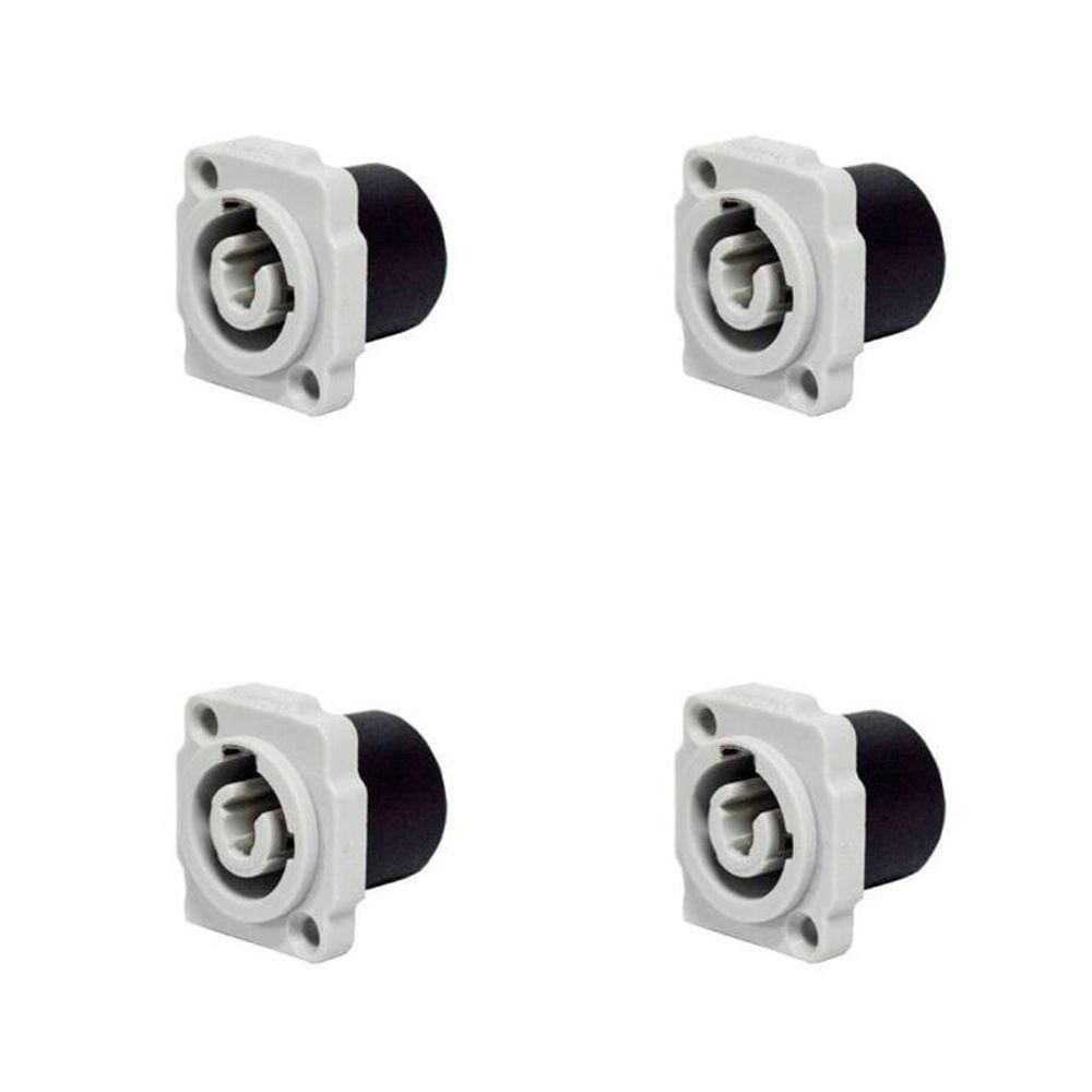 Kit Conectores De Ac-out De Painel Wc 1833 Out P Gy Pgy (4un) Wireconex Azul - Pç - 4