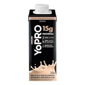 Bebida Láctea YoPro Protein Coco com Batata Doce 250ml