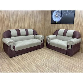 Sofá 2 e 3 Lugares Bege com Cobre 602/903 Corsa