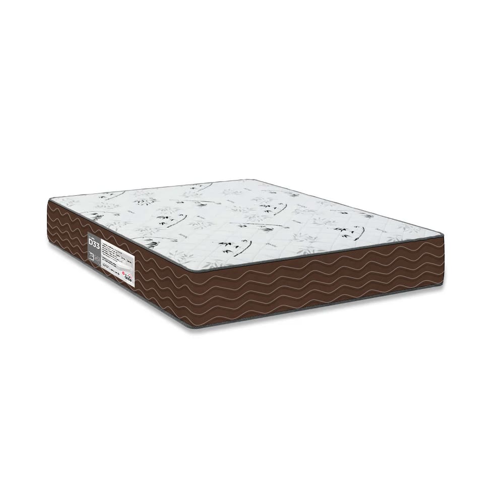 Colchão Viúva D33 One Face - 17x128x188cm- Suede Marrom