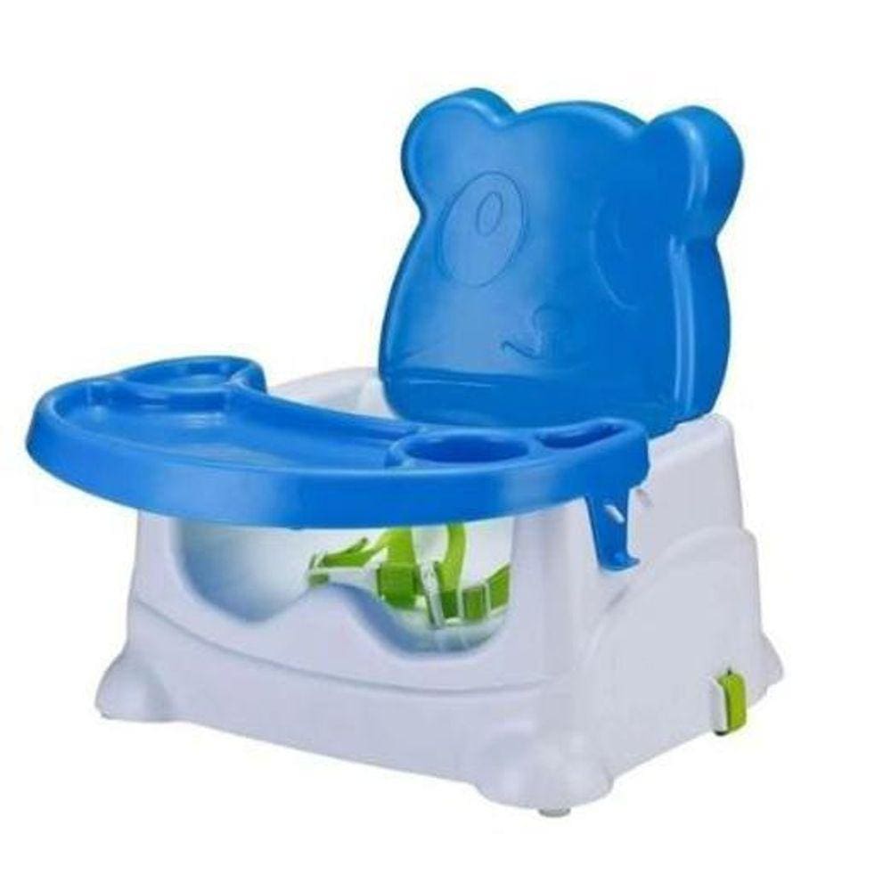 Cadeira Booster Alimentação Ursinho Baby Style - Azul