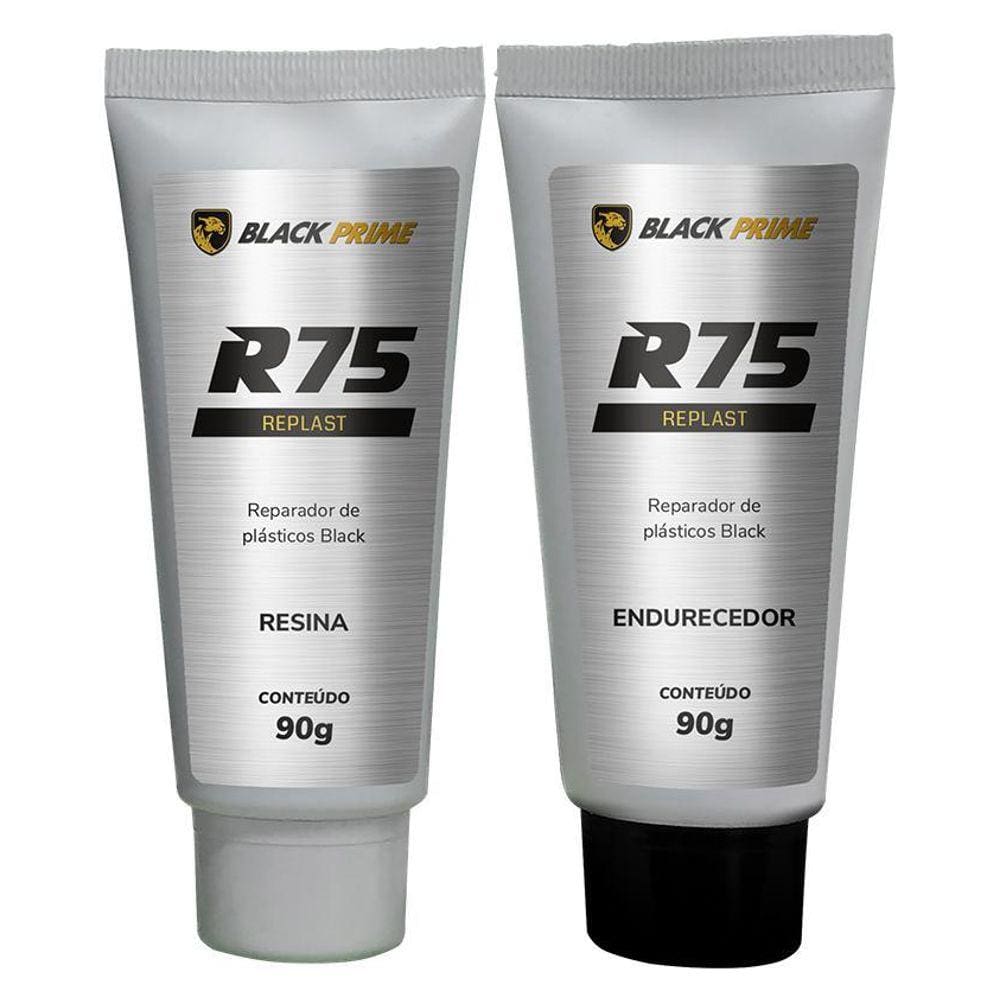 Reparador De Plasticos R75 Black Prime 180G
