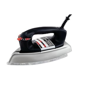 Ferro de Passar Roupa a Seco Blacker+Decker VFA1110 Preto 110V