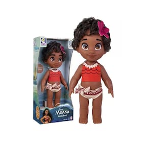 Boneca De Silicone Moana Divertida Com Cheirinho Delicioso