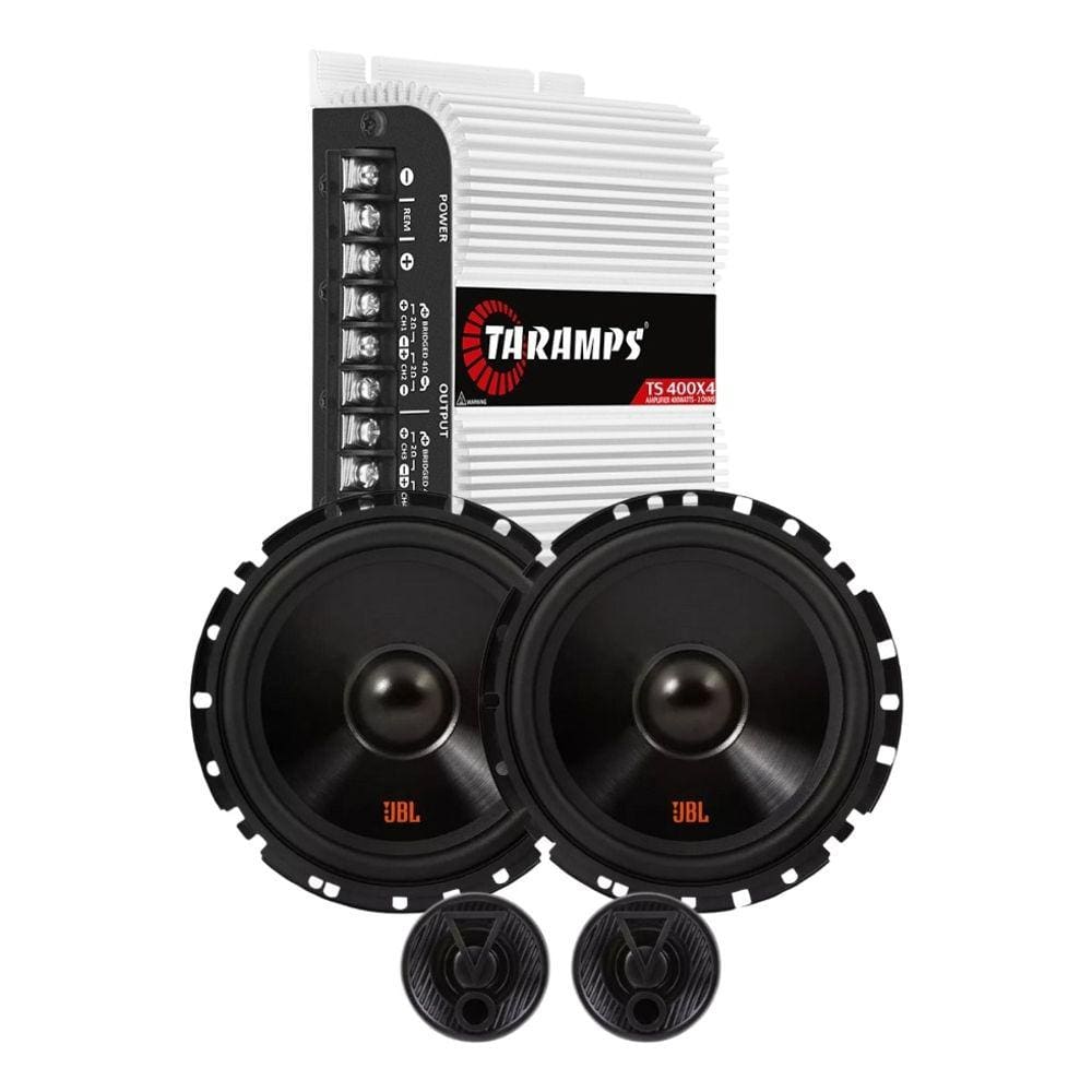 Módulo Taramps TS400x4 Fio + Kit 2 Vias 6  JBL FLEX4 62VFX55 110 Watts Rms