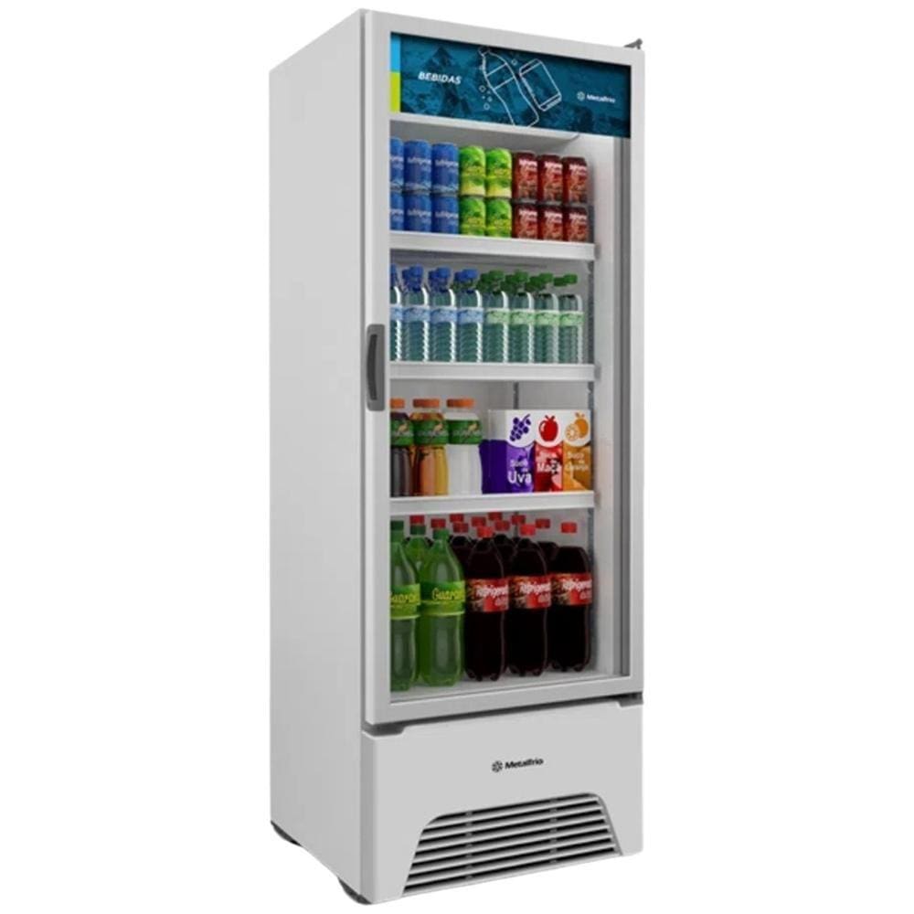 Refrigerador Expositor Vertical VB40AL Essential Branco 403L 2°C a 8°C - Metalfrio