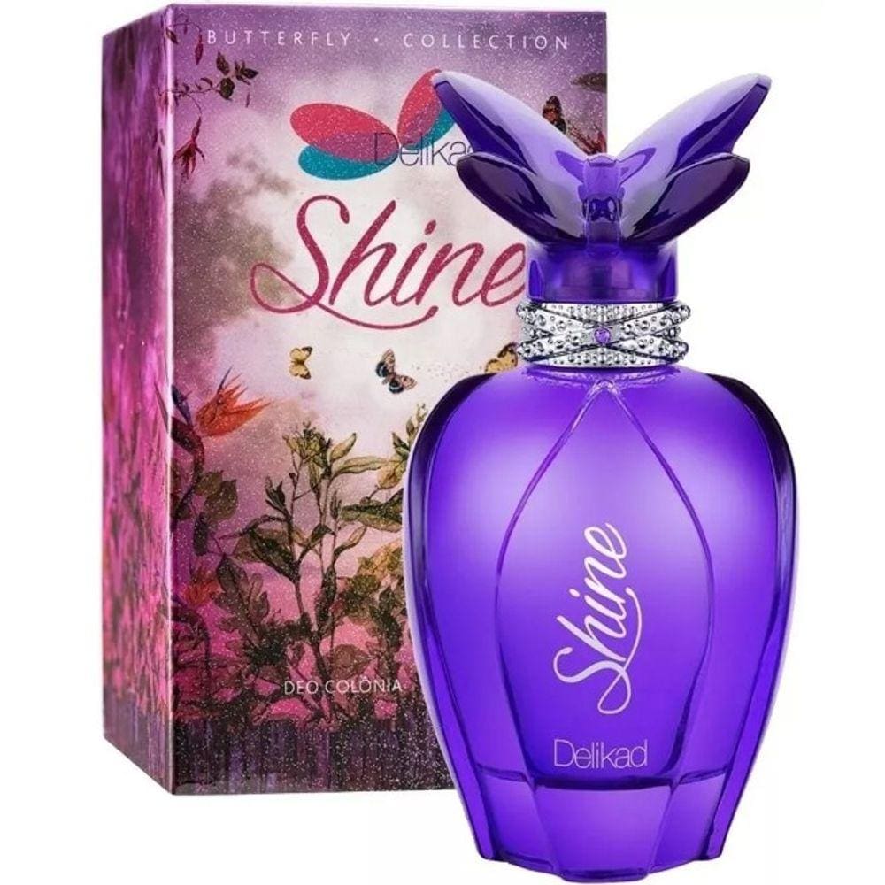 Deo Colônia Delikad Butterfly Collection Shine 120ml