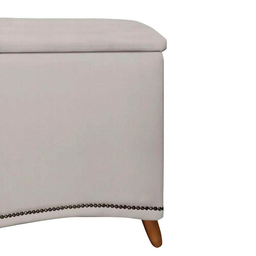 Calçadeira Sapateira Baú Holanda 195cm de Largura Linho Speciale Home