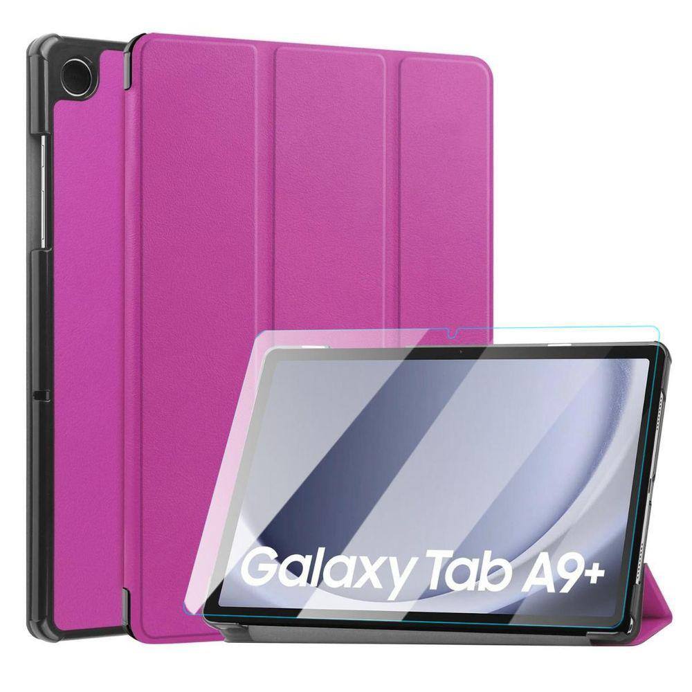 Kit Capa + Vidro Para Tablet Samsung A9 Plus 11 X216 X210