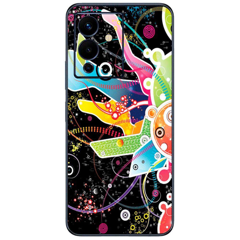 Capa Adesivo Skin058 Verso Para Infinix Note 12 5G 2022