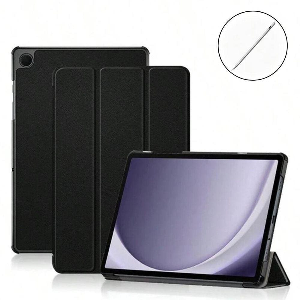 Capa Couro + Caneta Stylus Para Tablet Samsung A9+ 11 X210