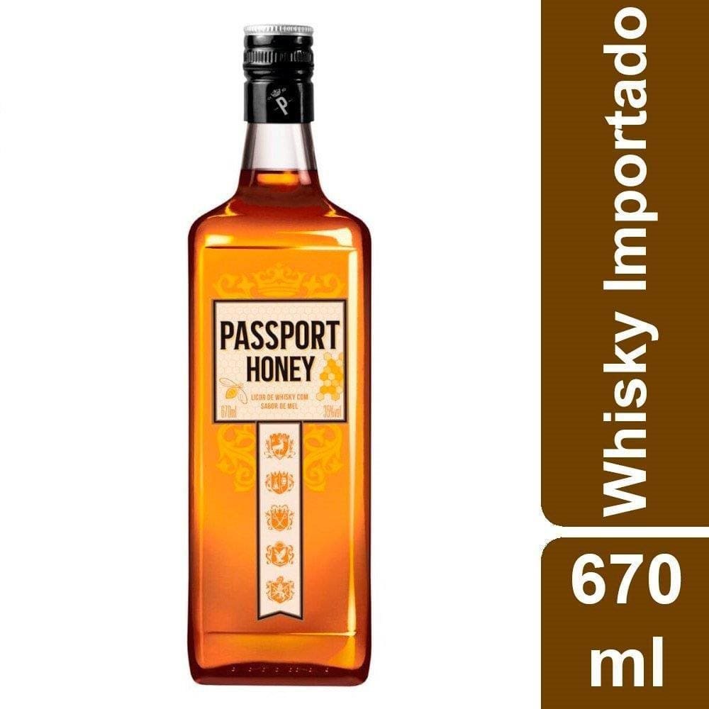 Licor de Whisky Passport Honey 670ml