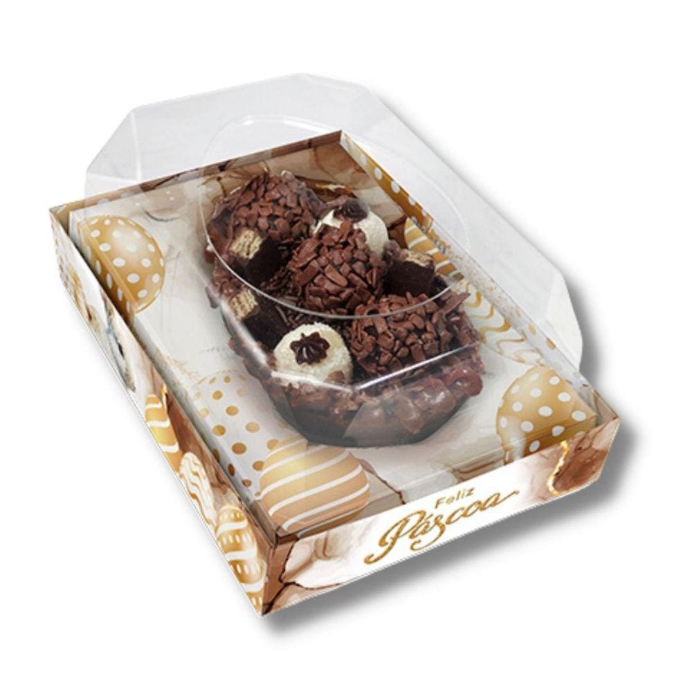 Caixa de Ovo de Colher Ajustável com Berço Ajustável de 250g, 350g e 500g (Padrão Forma BWB)