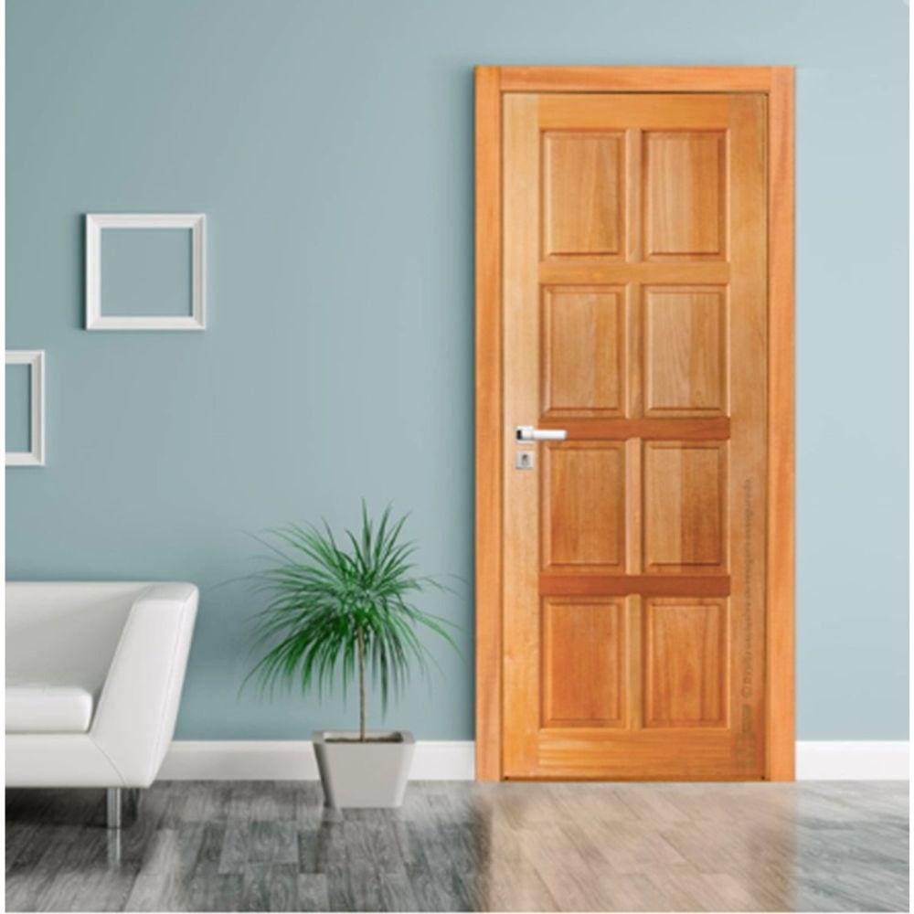 Folha de Porta 210x60 cm Tauari PV8 Mapaf Marrom-Claro