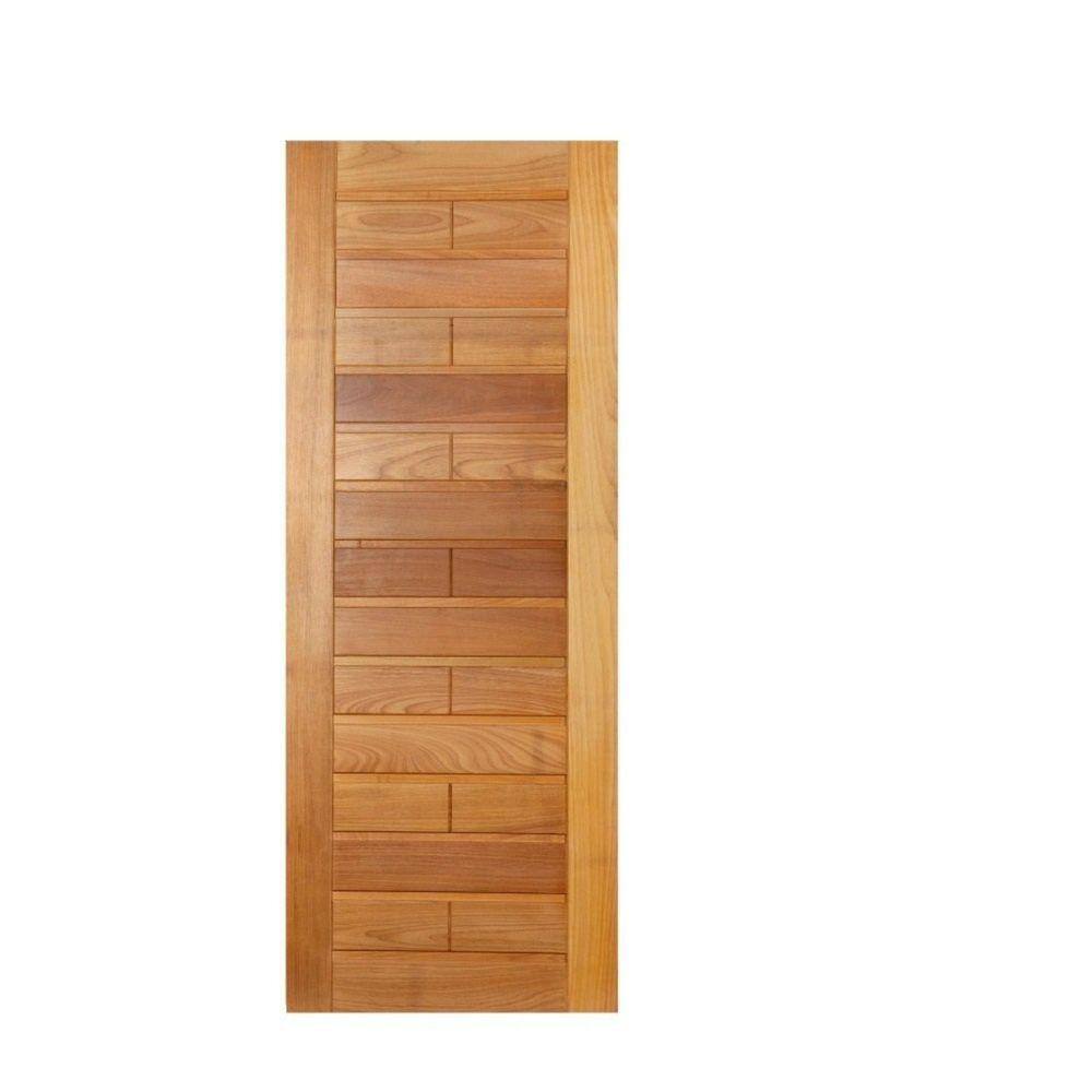 Folha de Porta 210x100cm Tauari Italia Mapaf Marrom-Claro