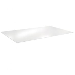 Tampo de Vidro para Mesa de Jantar 150x80x8mm Crome Kappesberg Incolor