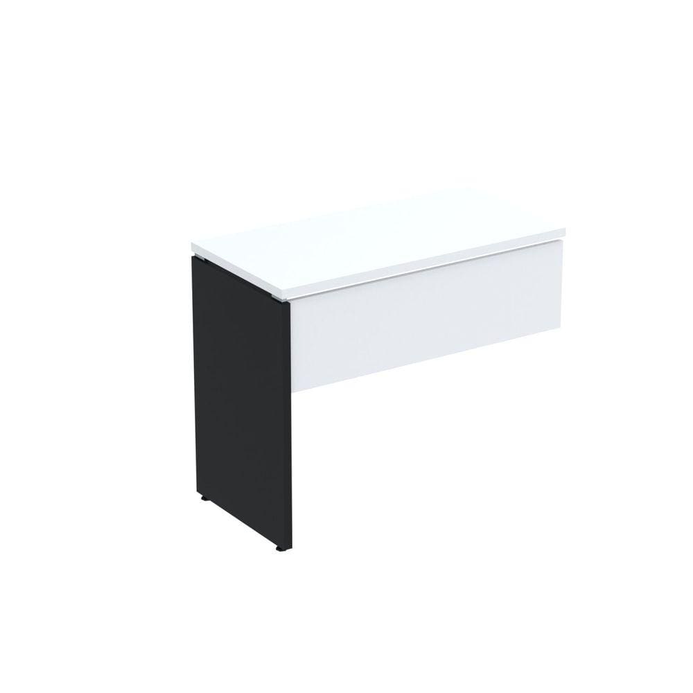 Complemento de Mesa Pé Painel Linha P25 Branco/Preto