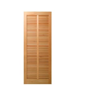 Folha de Porta 210x90 cm Tauari Veneziana Mapaf Marrom-Claro
