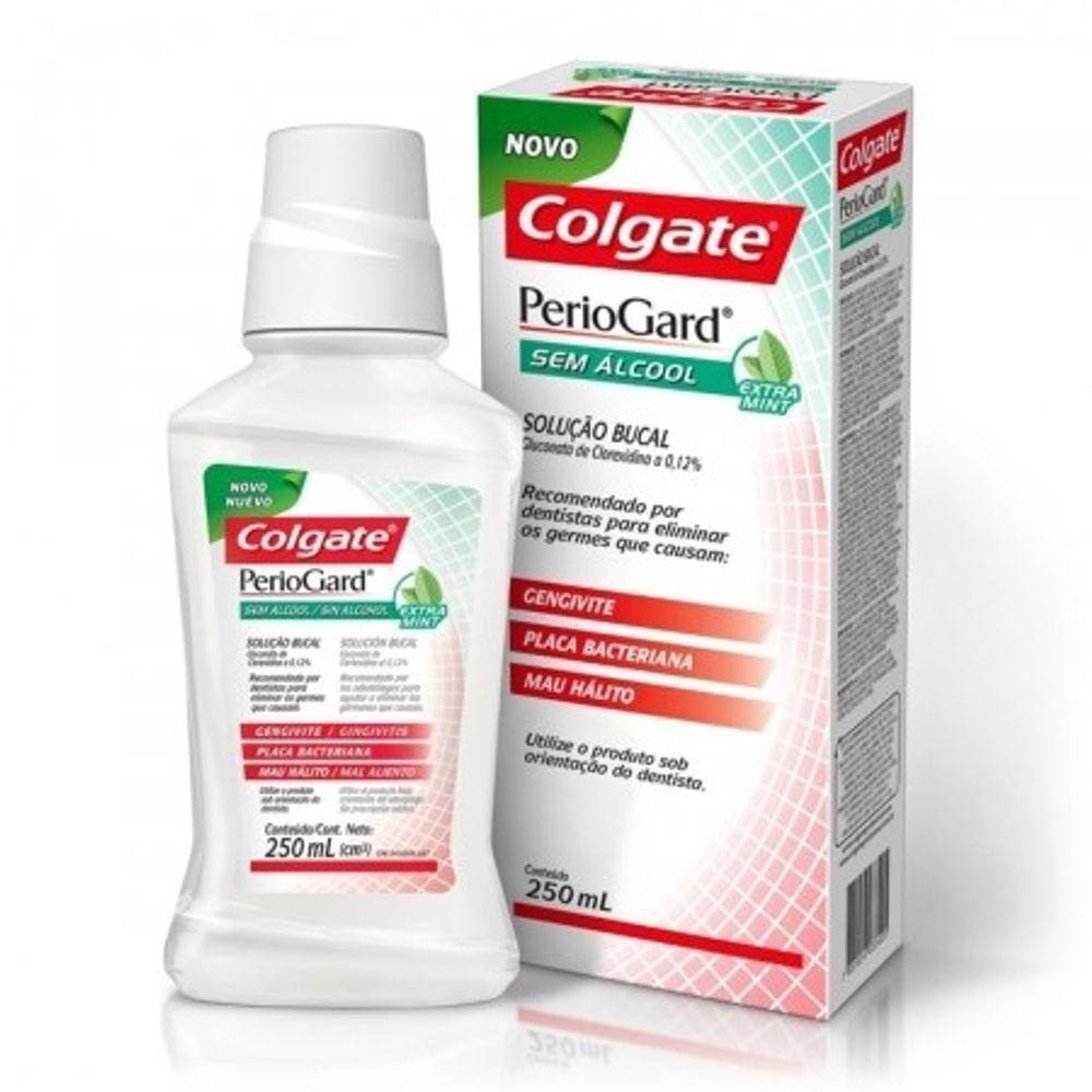 Enxaguante Bucal Periogard Extra Mint Sem álcool 250ml