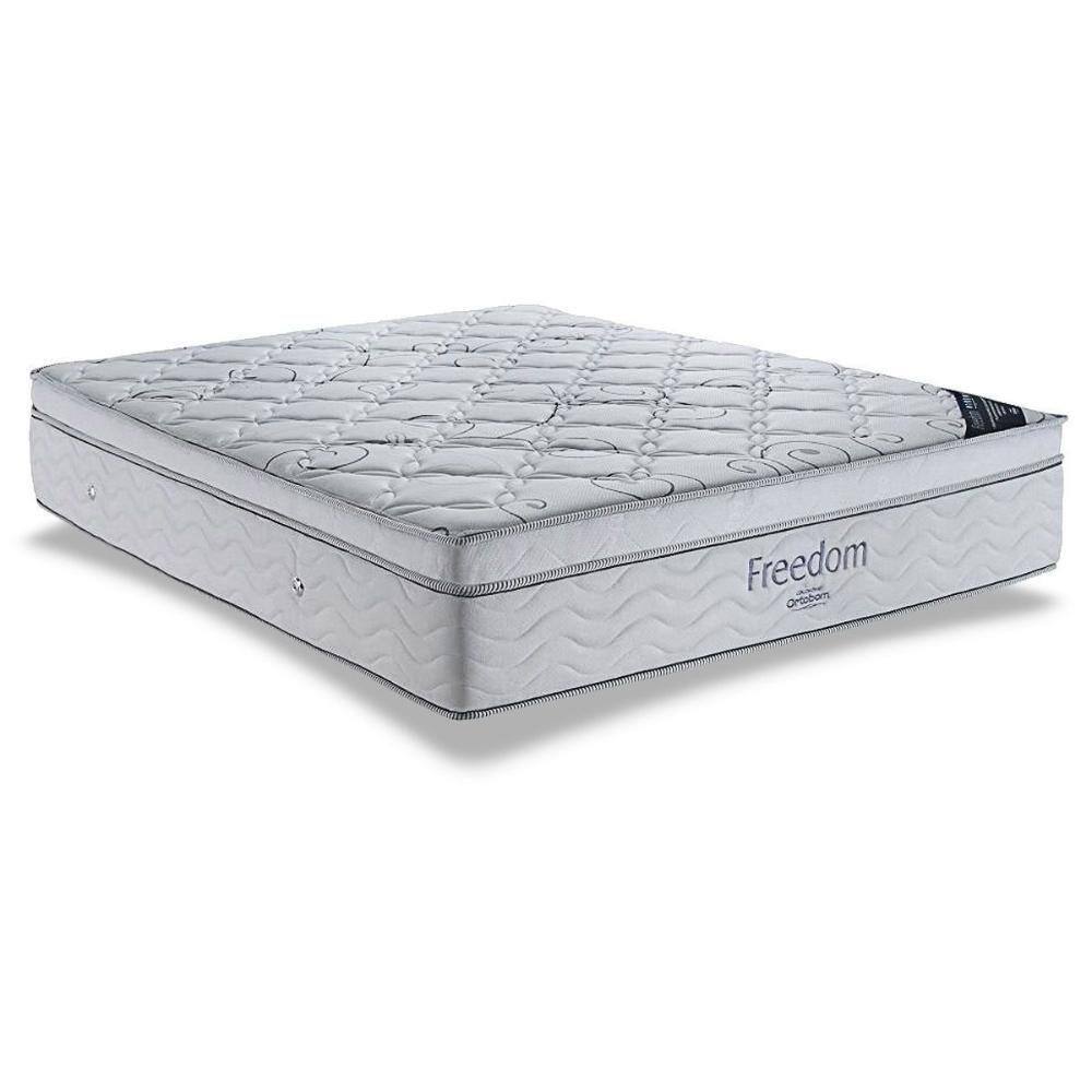 Colchão Casal Molas SuperPocket Ensacadas Visco Freedom OrtoPillow (138x188x32) - Ortobom