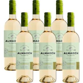 Cx 6 Vinho Branco Seco Chardonnay Almadén 750ml