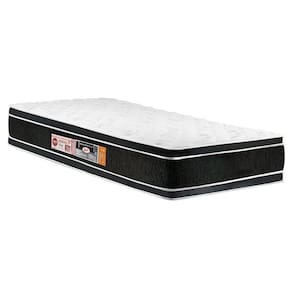 Colchão Solteiro Espuma D33 Black White AIR Double Face Euro Pillow (78x188x27) - Castor