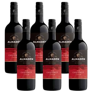 CX 6 Vinho Almadén Tinto Suave Cabernet 750 ml