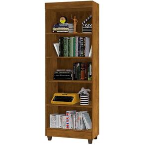Estante Multiuso Livreiro Aspen J&A Móveis com 05 prateleiras – Jequitíba