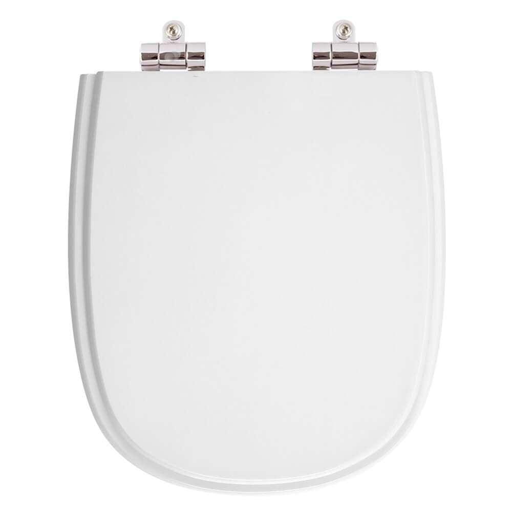 Assento Sanitário Poliester Soft Close Sabatini Branco para vaso Icasa 6lpf