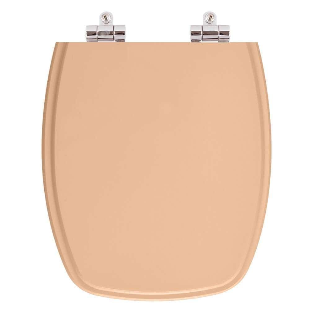 Assento Sanitario Poliester com Amortecedor Stylus Pessego para Vaso Celite
