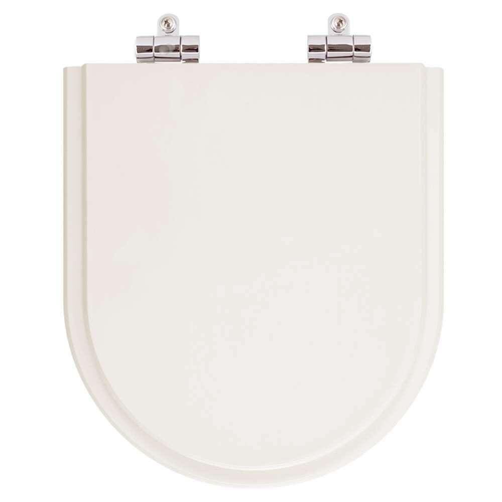 Assento Sanitário Soft Close Smart Castanha Bege Fosco para vaso Celite