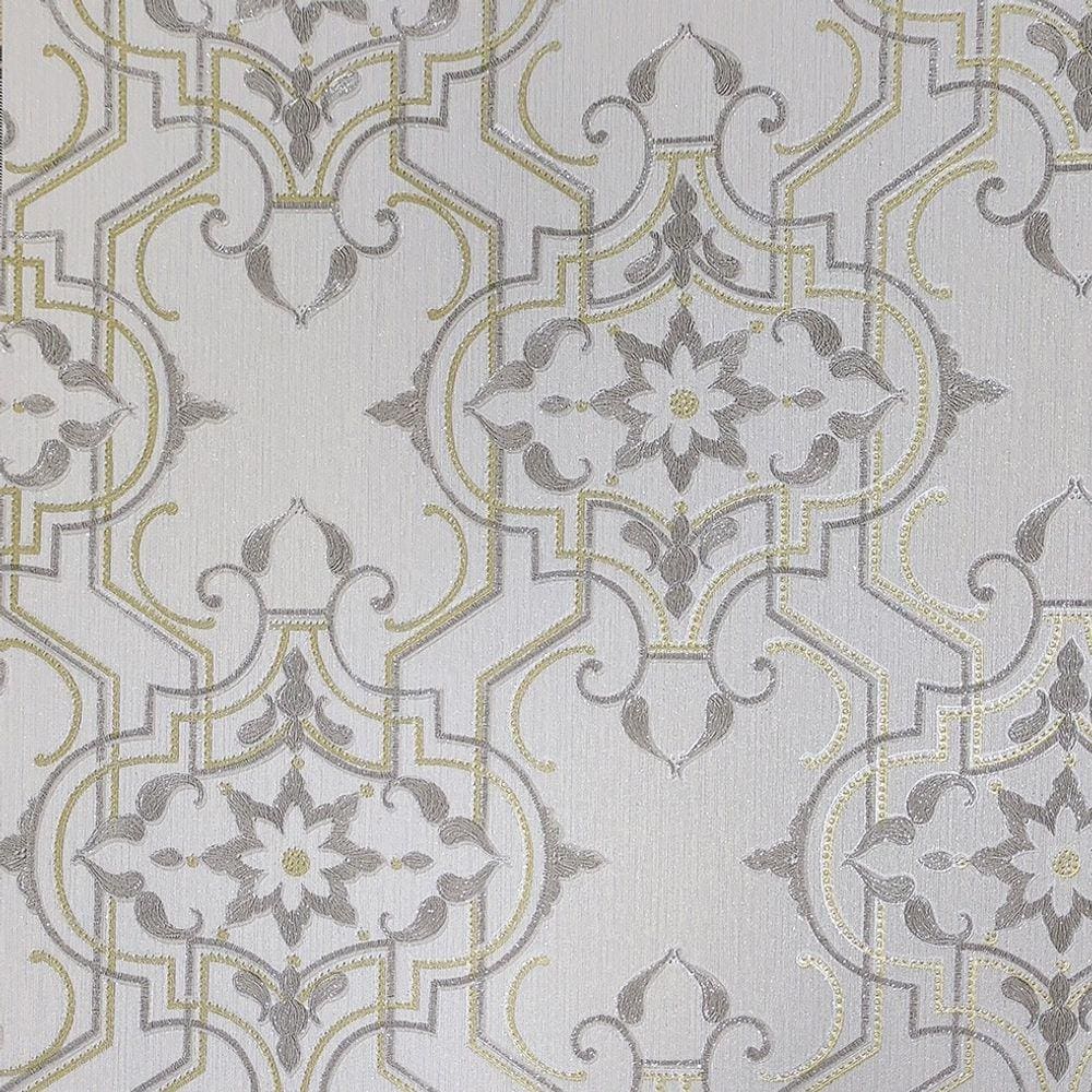 Papel de Parede Grace 4 Arabesco Cinza GR401601R